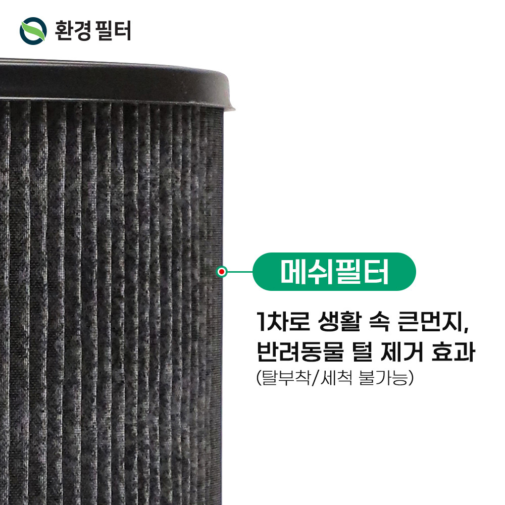 [호환] 위닉스 공기청정기 필터 타워엣지 컴팩트 AT5M200-MWK Q/KR 이미지 2