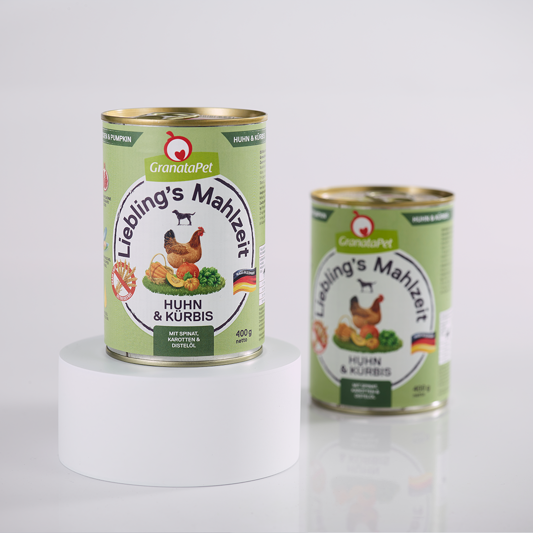 그라나타펫 리블링 말자이트 습식 치킨+호박, 400g, 1개