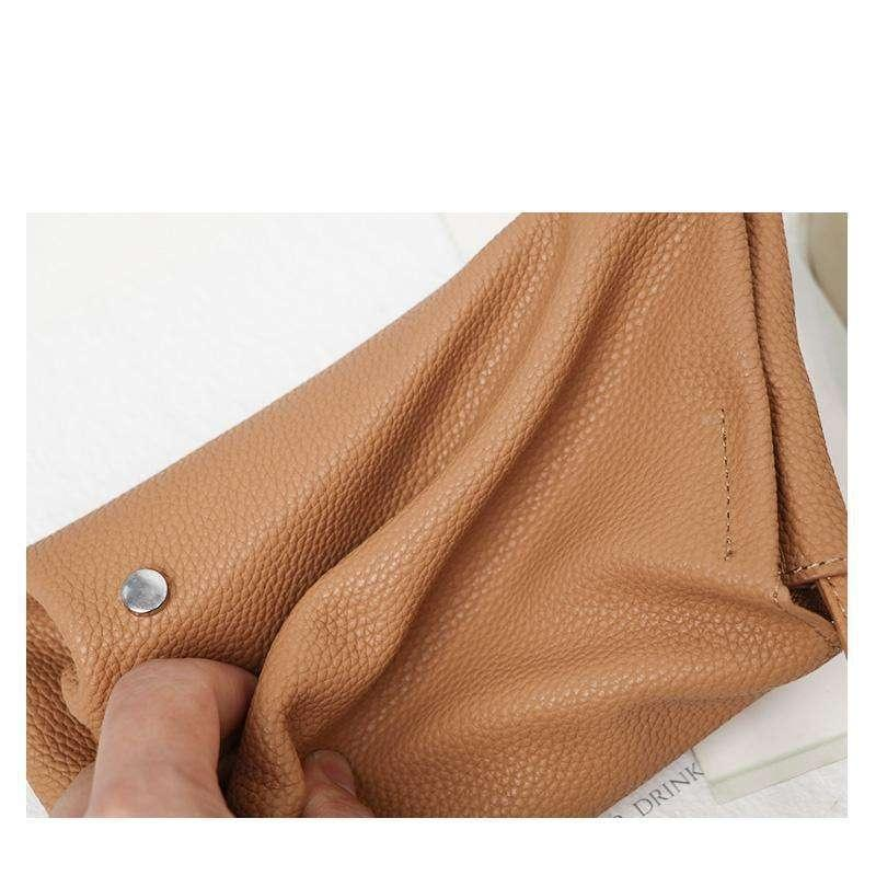 소프트 소가죽 플랩 크로스백 소형 숄더 가방 - 상세 이미지 2