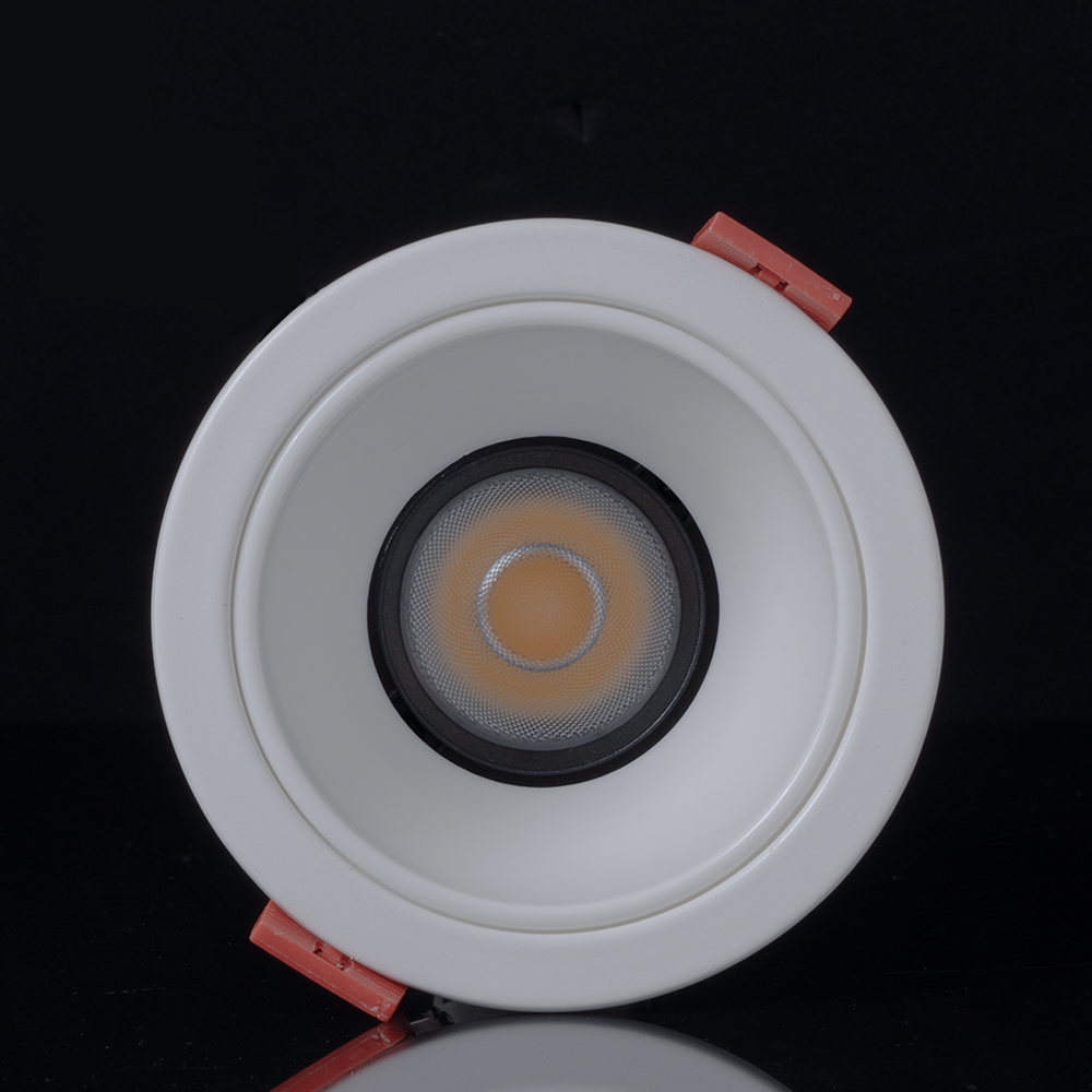 LED COB 75mm(3인치) 다운라이트 8W 클레어 화이트+블랙 주광색 6000K - 상세 이미지 3