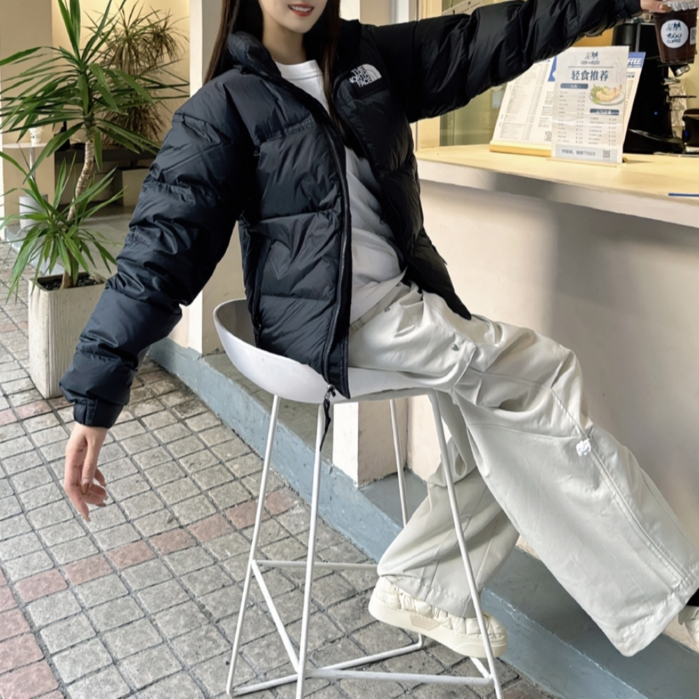 노스페이스 1996 레트로 눕시 블랙 다운 패딩 재킷 NF0A3C8D-4G3 - 상세 이미지 5