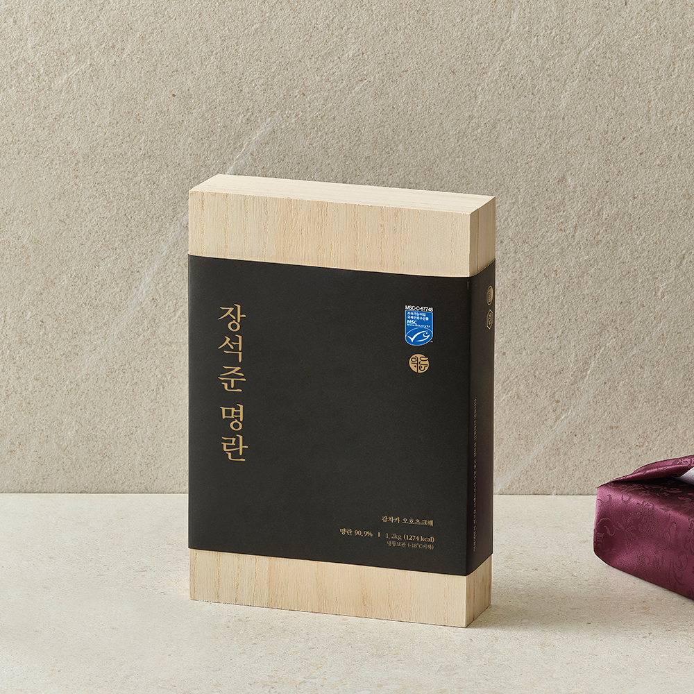 덕화명란 장석준 선물세트  1200 R (대한민국 명장 프리미엄 선물 저염 무색소 무보존료 무발색제)