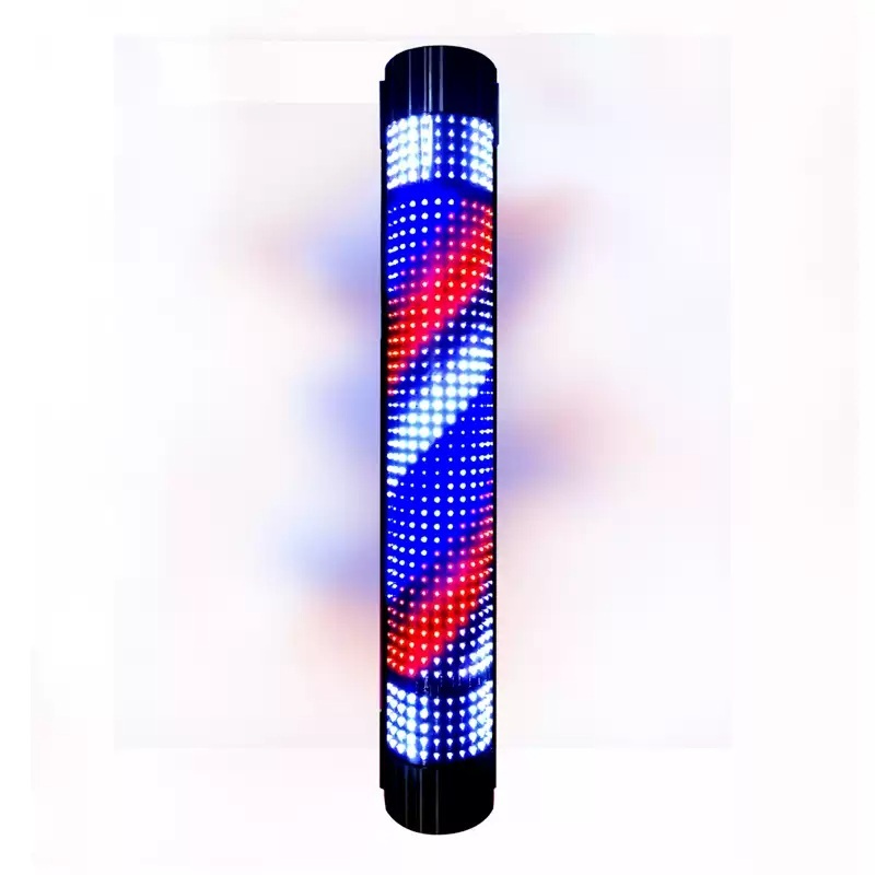 미용실싸인볼 레트로 LED 이발소 라이트조명 사인볼 60x15cm 표준형 - 상품 이미지