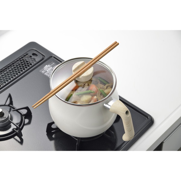 와헤이프레이즈 Wahei Freiz 멀티팟 M 2.2L 14cm 화이트 - 상세 이미지 3