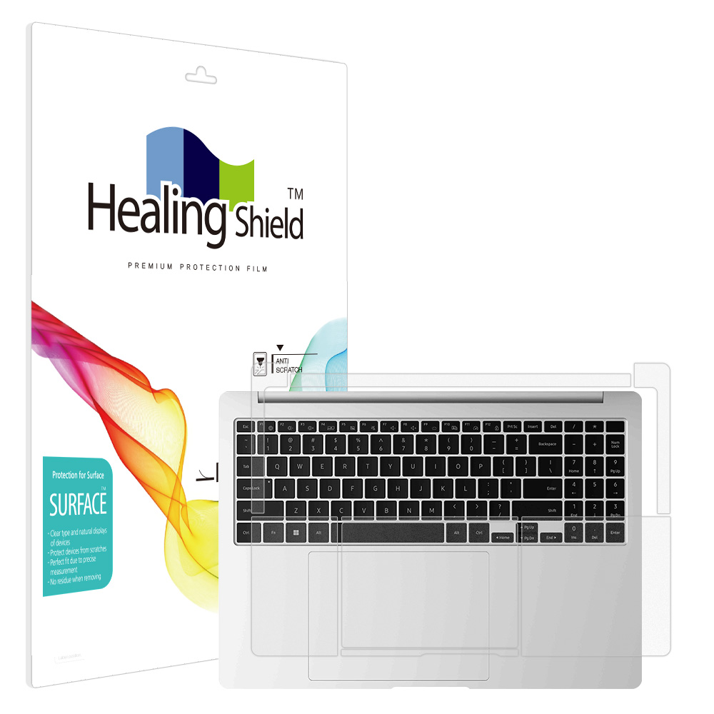 갤럭시북5 프로 40.6cm NT960XHA 무광 팜레스트/터치패드 필름 2매 - 메인 이미지