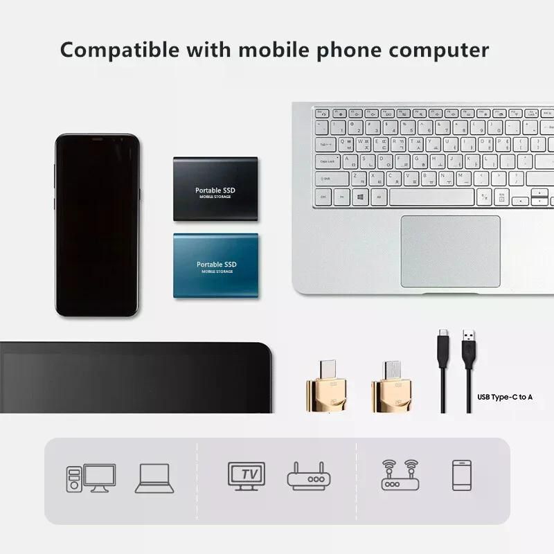 외장 하드 1~8 TB 단위 초소형 USB 3.0 C타입 SSD 블랙 1TB 이미지 6