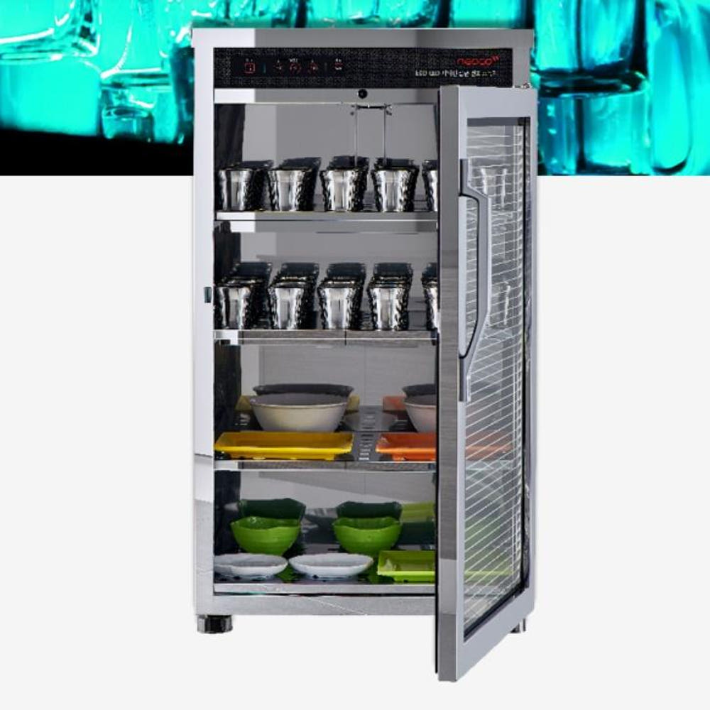 자외선살균 업소용컵소독기 120개용 LED 식기살균건조기 : 신일N위시웨이