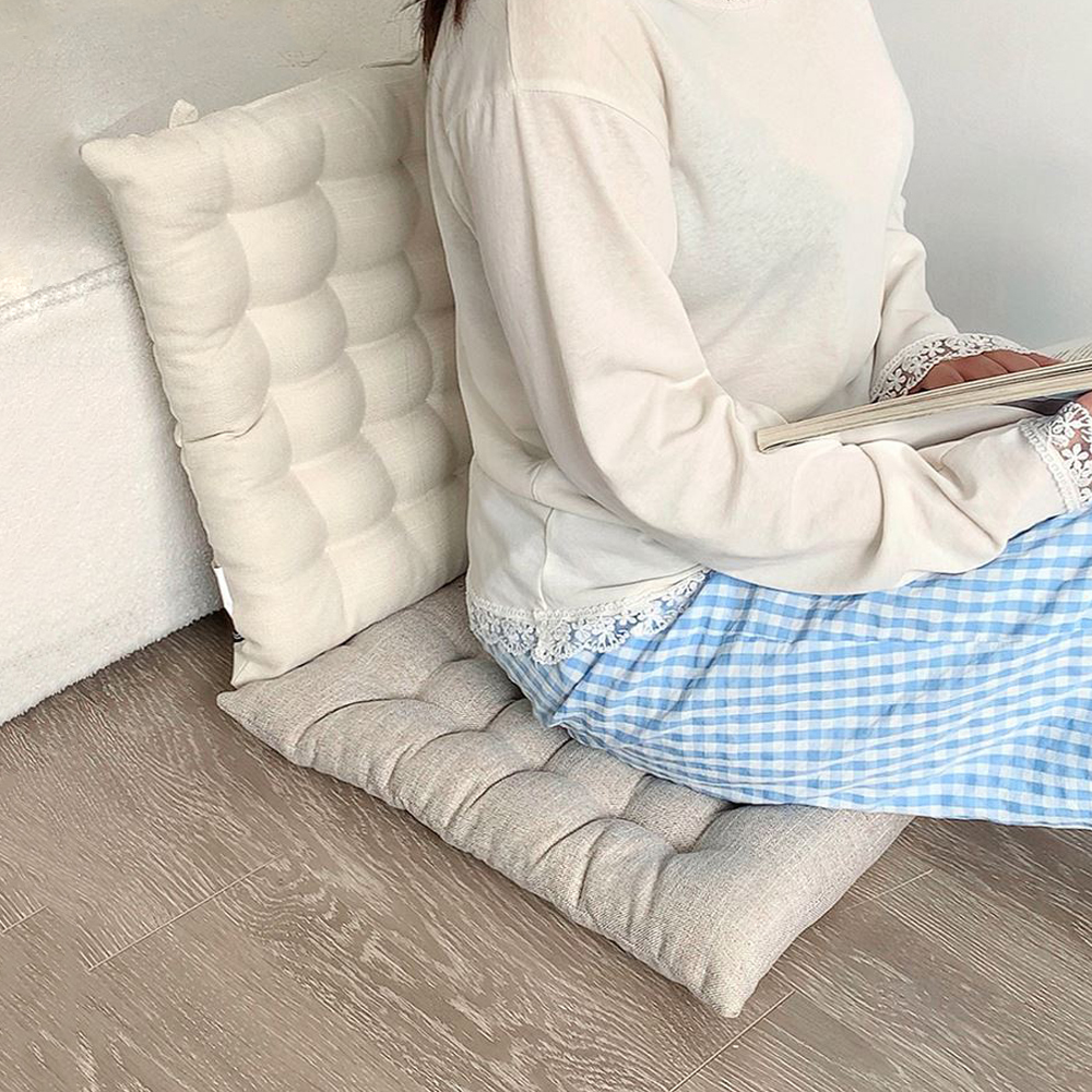 코지 의자방석 식탁 벤치 의자쿠션 사무실 방석커버 사각 겨울 좌식 수험생