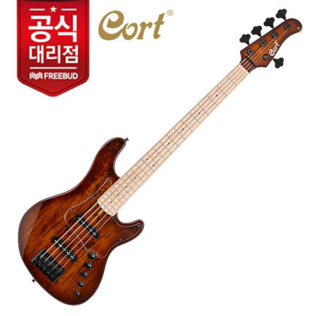 Cort 콜트 베이스기타 GB-Fusion 5 Antique Brown Burst (ABB)