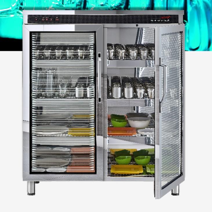 대용량식기살균기 식당용 LED 자외선살균 컵소독기 520L