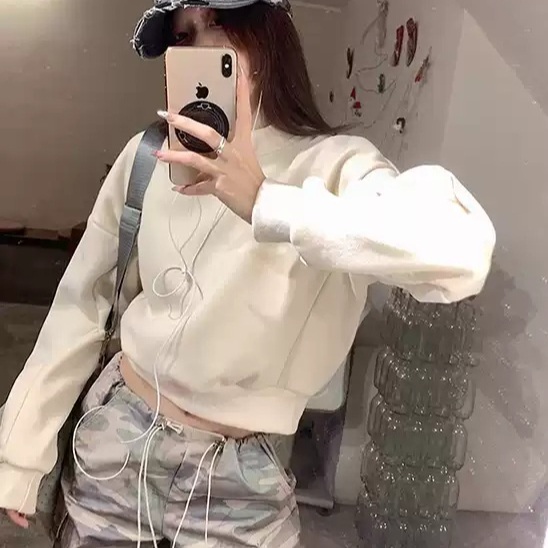 결혼하자 맹꽁아 58화 박하나 맨투맨 티셔츠 맹공희 라운드넥 크롭 의상 옷 패션 - 상품 이미지