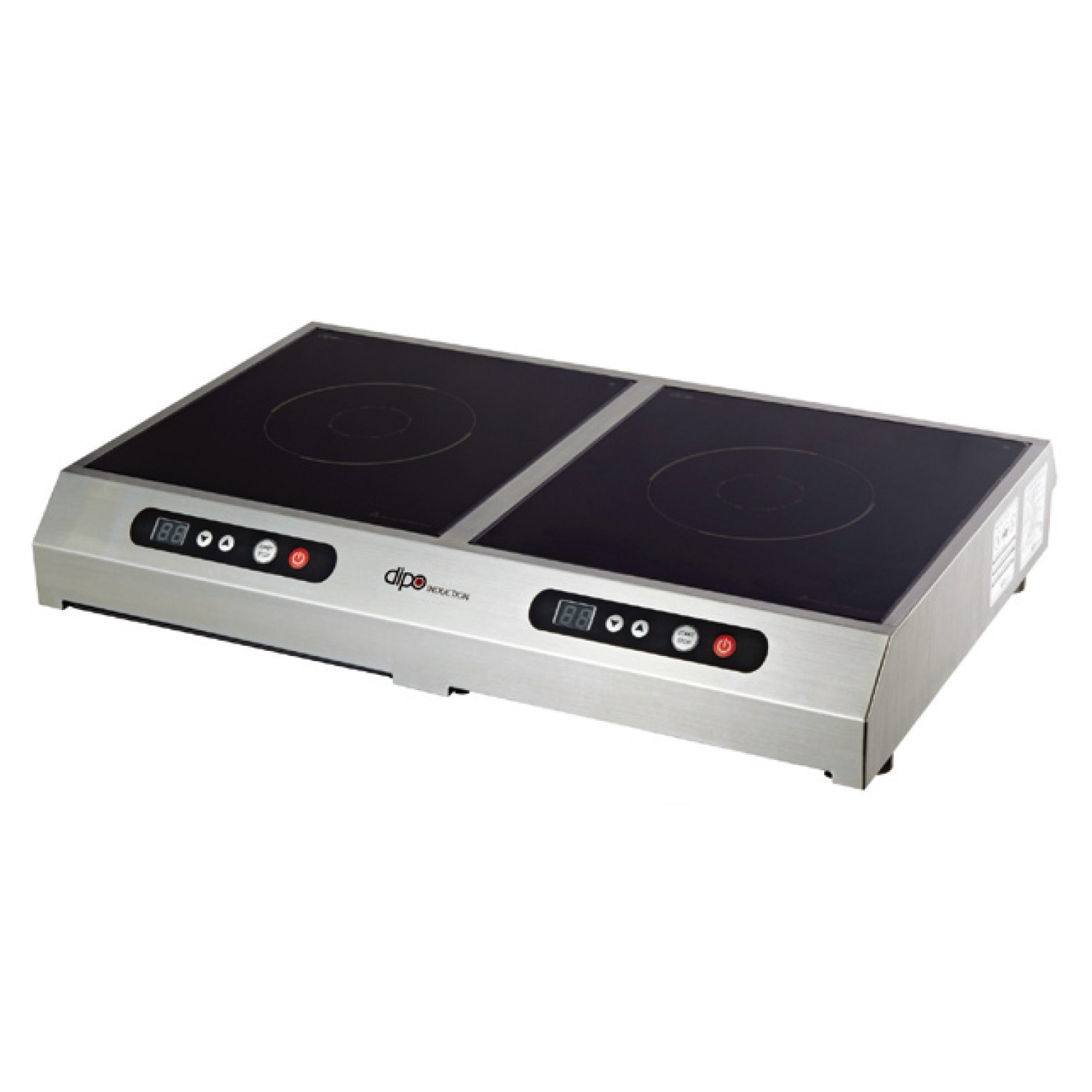 디포인덕션 업소용 2구 이동식 고화력 이동형 영업용 식당 pc방 전기레인지 2CK235