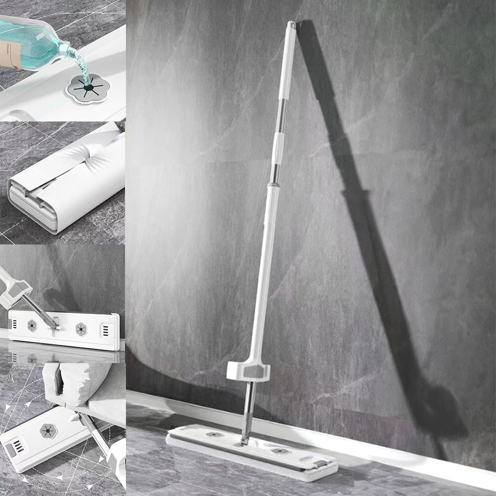 부직포 바닥 밀대 살균 소독 회전 헤드 스탠드형 대걸레