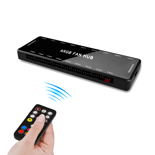 SGMK ARGB and PWM HUB 컨트롤러 팬 허브 9포트 - 메인 이미지