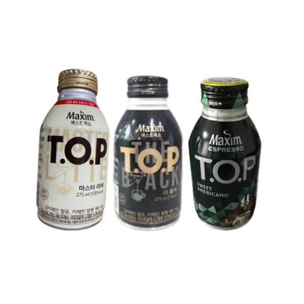 맥심 티오피 마스터 라떼 스위트 아메리카노 더 블랙 275ml x24캔 택1 : 정품할인몰