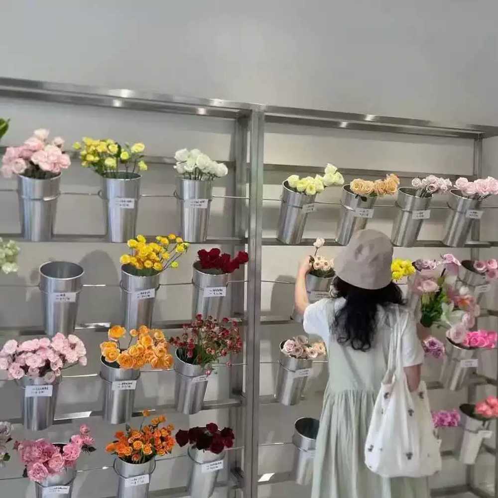 꽃다발 진열대 랙 화분 가게 정리대 매장 디스플레이 - 상세 이미지 2