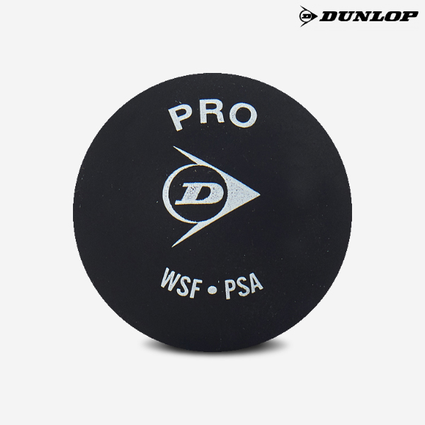 던롭 스쿼시 공 신형 PSA WISP 시합구 PRO 블랙 12개입 - 메인 이미지