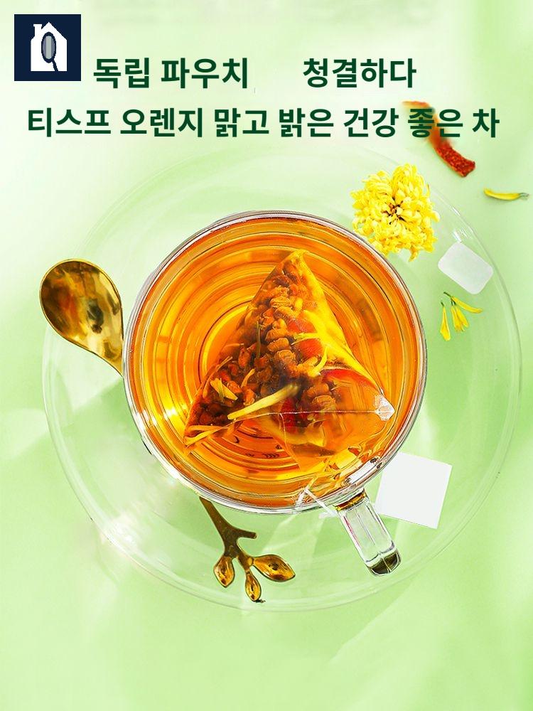 인동화 티백 왕국화 중국 국화차 눈보호 꽃차 - 상세 이미지 5