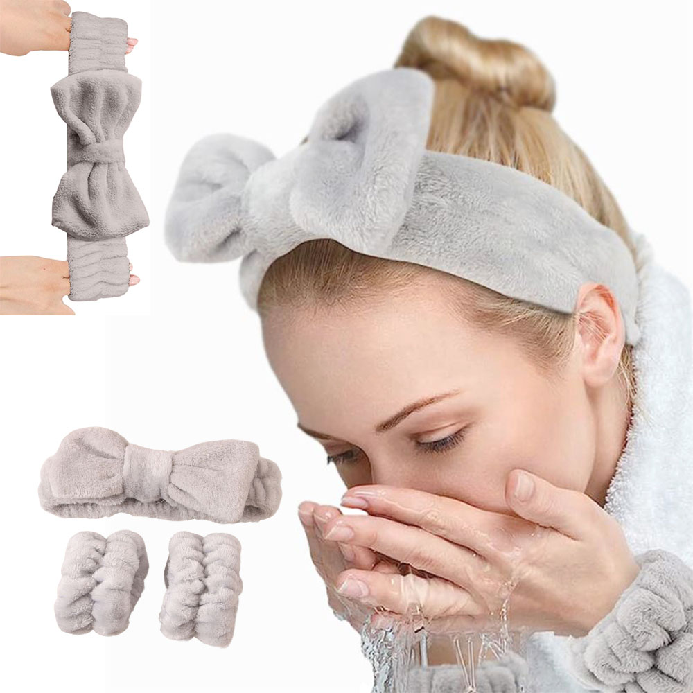 다용도 세안 밴드 욕실 샤워 외출 탄력 머리묶기 세트