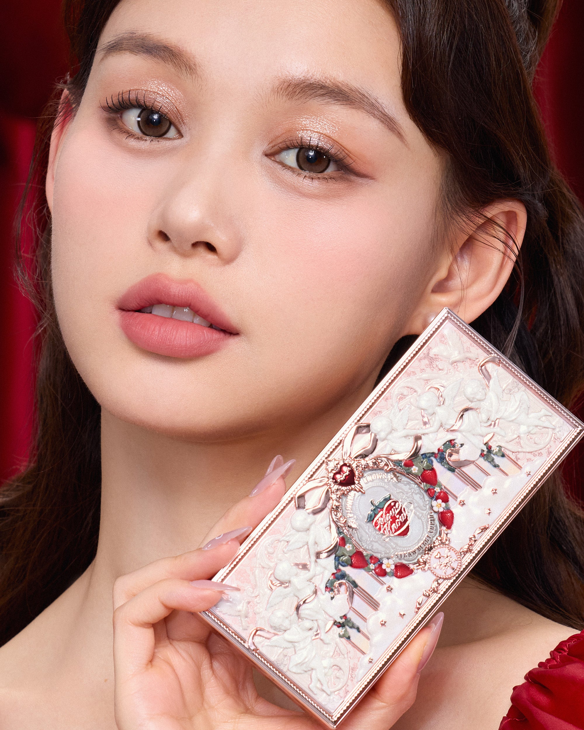 플라워노즈 스트로베리 큐피드 섀도우 팔레트 flowerknows palette - 상세 이미지 2