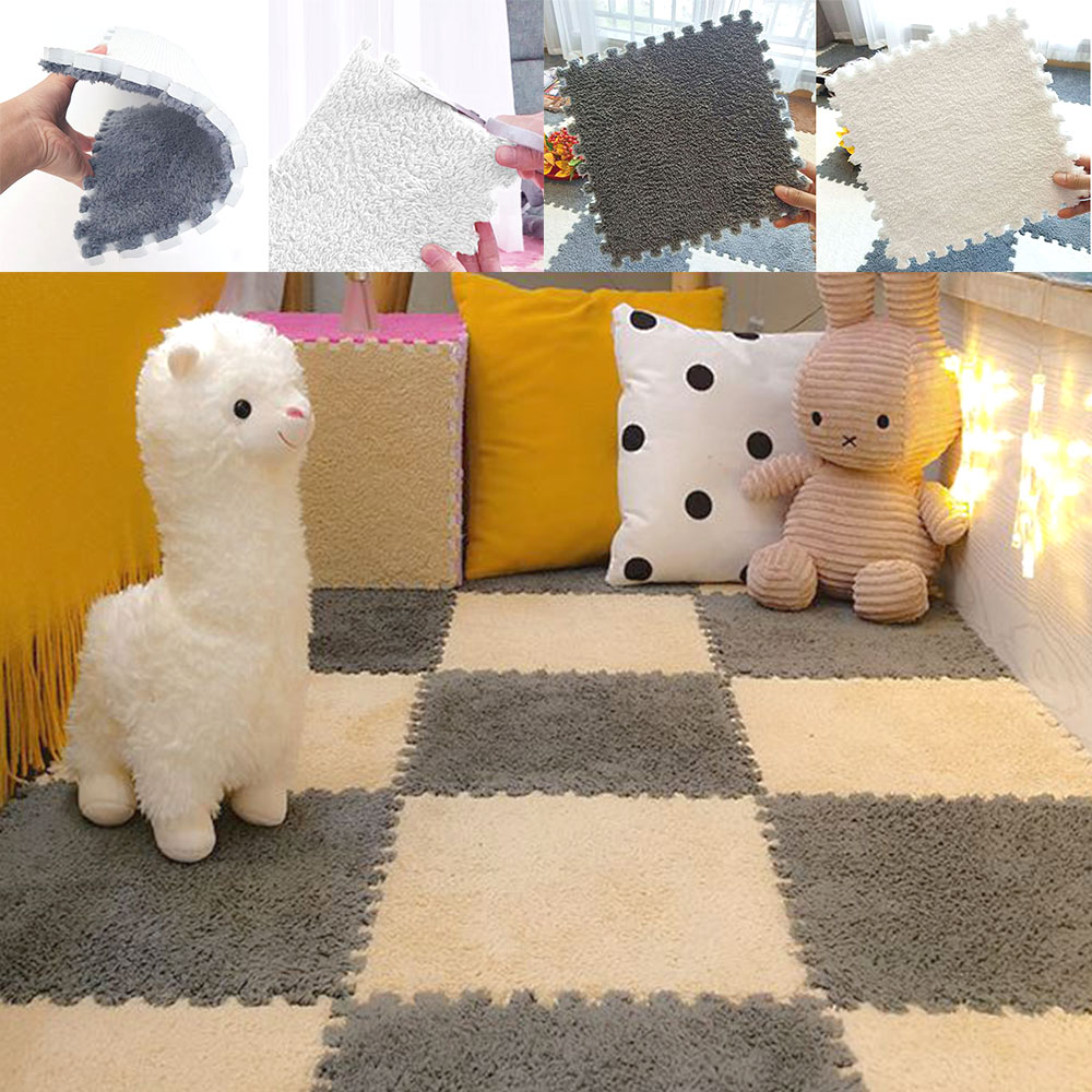 다목적 퍼즐 매트 2개입 강력 고정 조립식 컷팅용 바닥 카펫