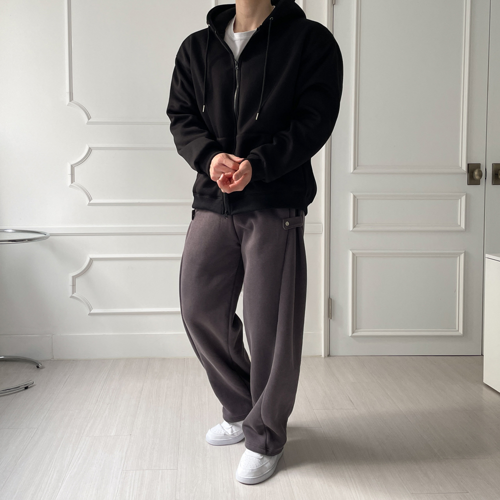 1+1 기모후드집업 양털후드집업 이미지 8