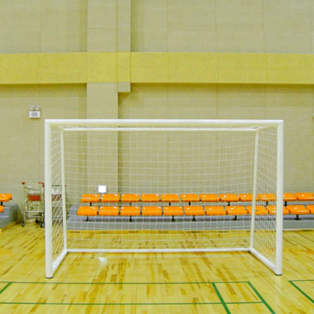 흰색풋살골대 이동식개인훈련실내풋살골대 접이식축구체육수업 300x200cm 1조세트 - 상품 이미지