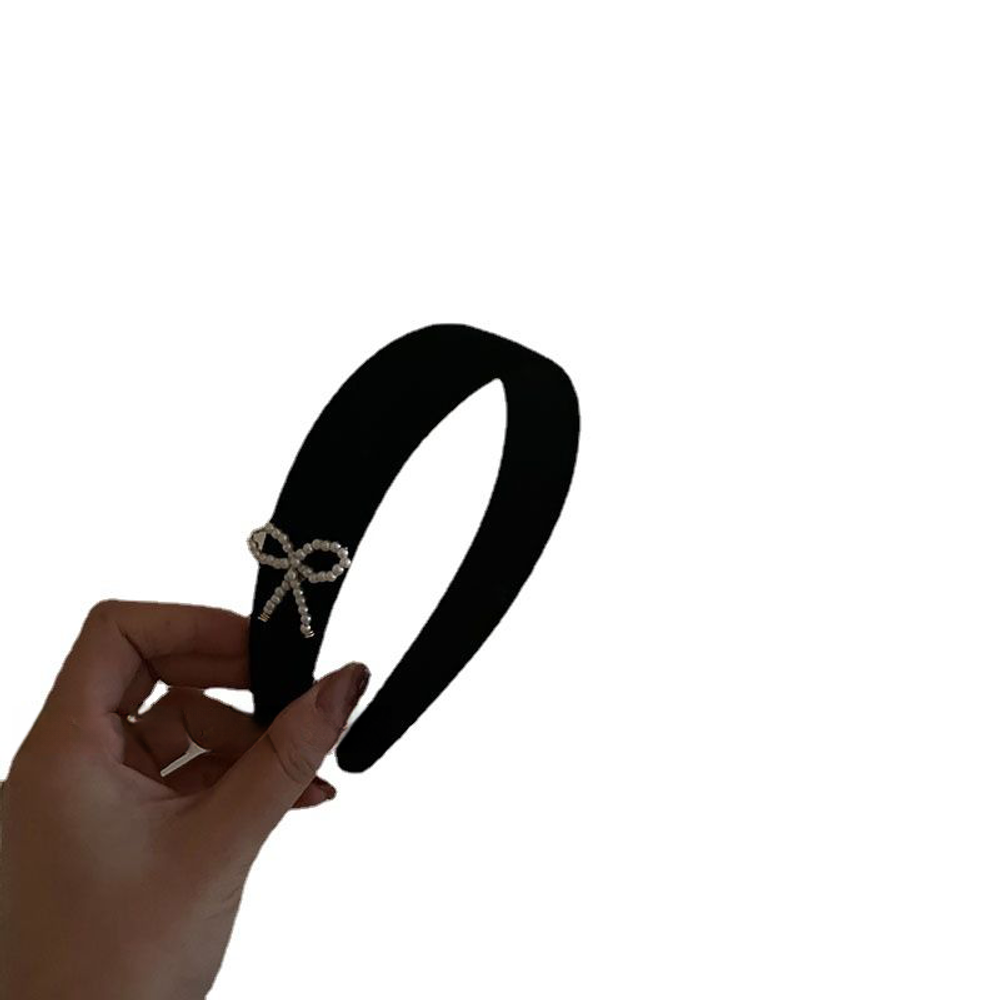 프랑스 복고풍 진주 헤어밴드 여성용 고급스러운 헤어 액세서리 : 개굴 마켓