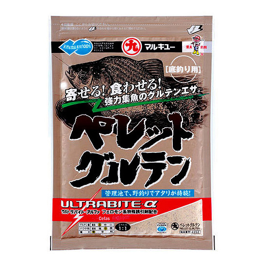 마루큐 강력한 붕어 집어 효과 펠렛 글루텐 300g 민물떡밥 붕어 잉어 향어