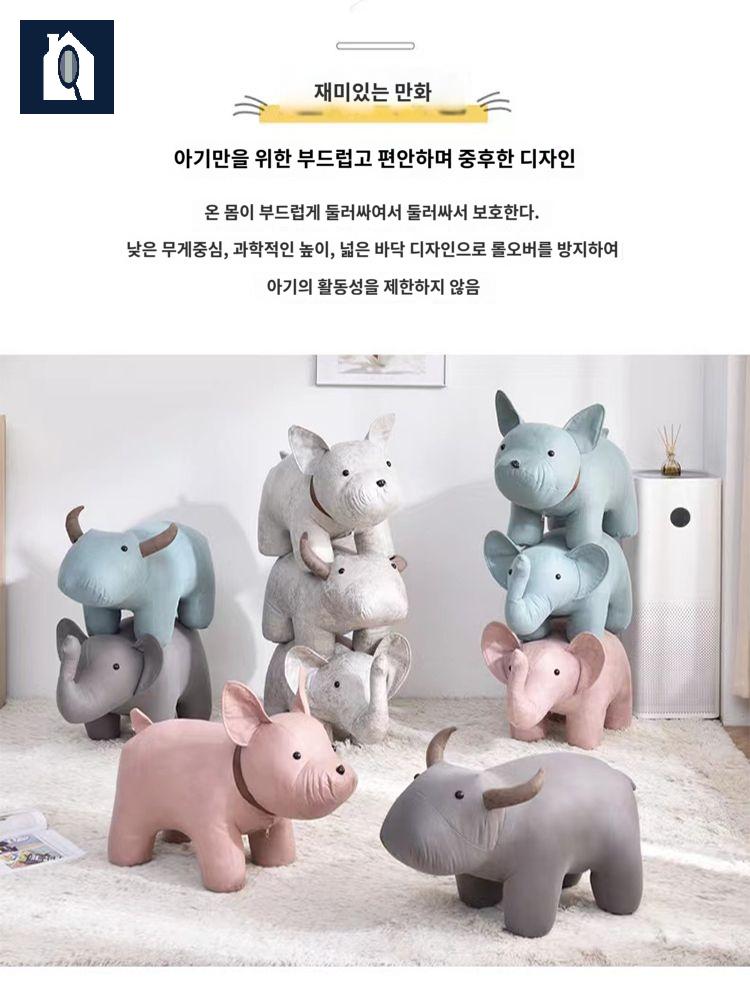 스툴 강아지의자 거실 미니 인형 - 상세 이미지 2