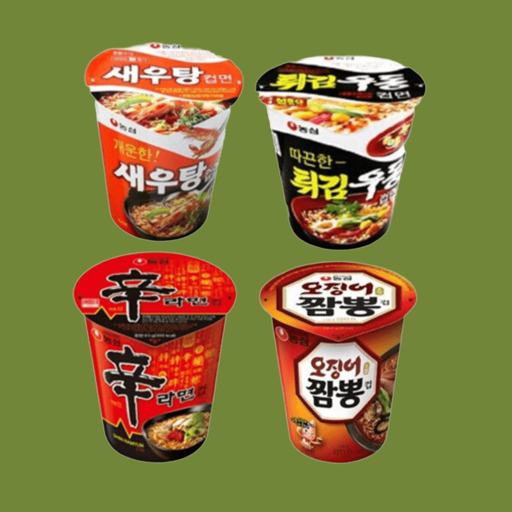 신라면+튀김우동+새우탕+오짬뽕 6입4개(총24개) : 홀리유통