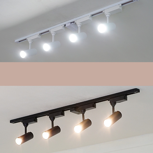 COB LED 일체형 레일등 10W 세트 (1M) 2color 주방등 카페조명 레일조명 - 상품 이미지