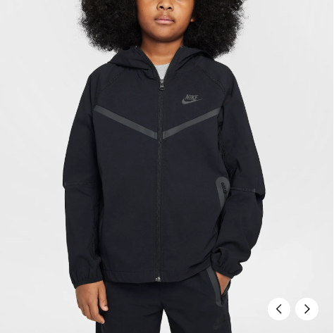 국내매장판 나이키 테크 주니어 우븐 재킷 HQ8911-010