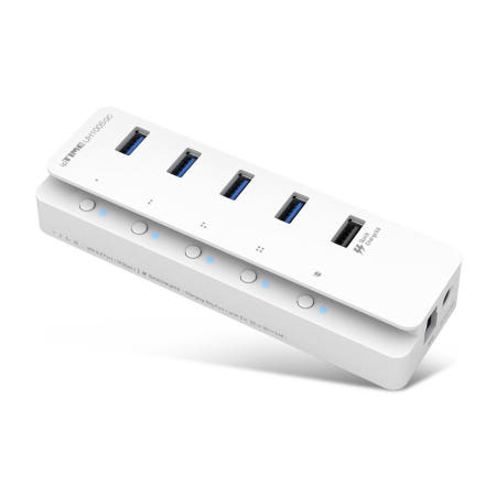 IPTIME 아이피타임 UH1005QC 5포트 USB 3.2 Gen2 유전원 허브
