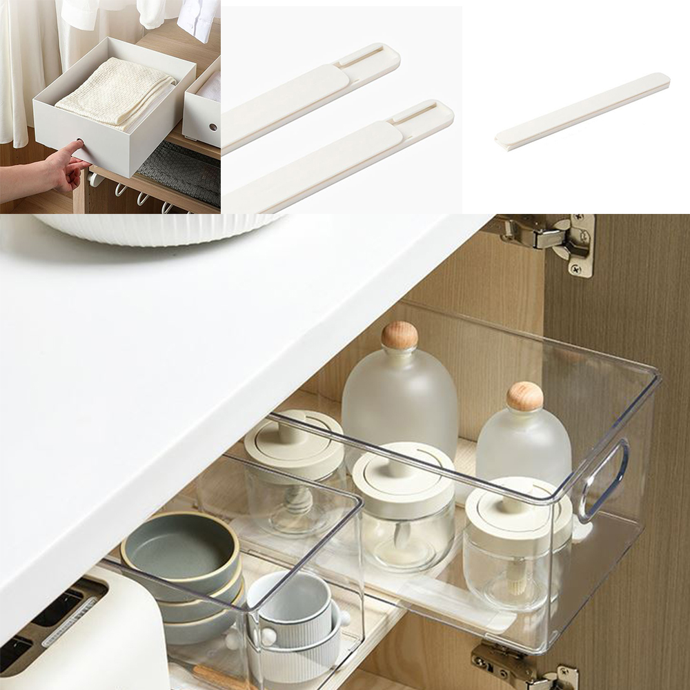 간편 서랍 레일 다용도 주방 수납장 옷장 소품 보관용