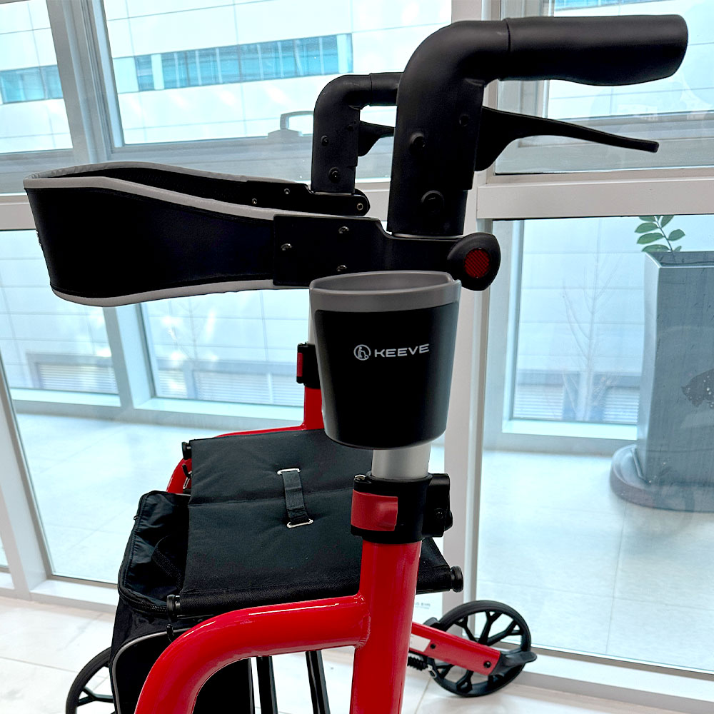 키브 360도 회전 컵홀더 유모차 보행기 롤레이터 컵홀더