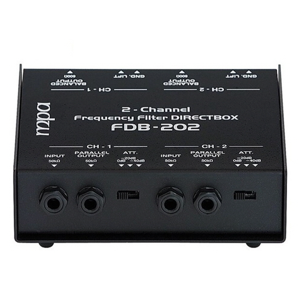 엠피에이테크 FDB-202 2-CH PASSIVE DIRECT BOX 국산 : 현대미디어