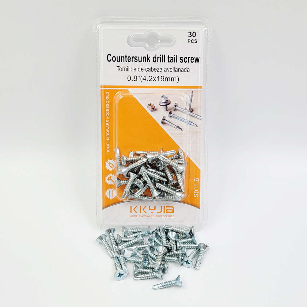 19mm 납짝머리 드릴 피스(30 PCS) G - 상품 이미지