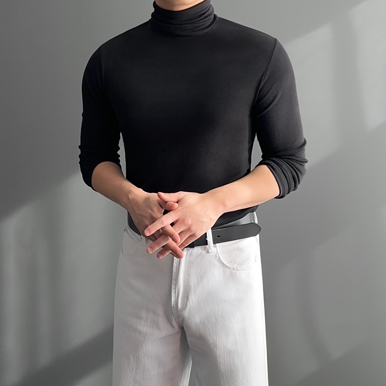 1+1 남자폴라티 남성목티 - 상세 이미지 4