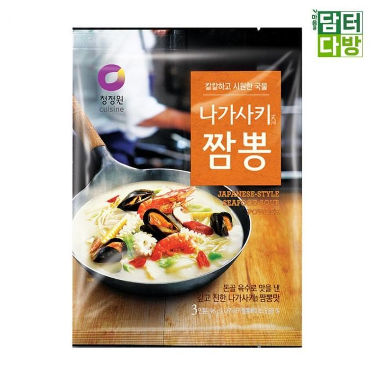 청정원 나가사키짬뽕 분말 96g x 5개 : 오티마트