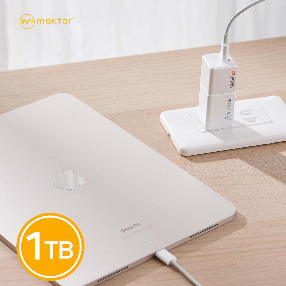 Qubii EX USB-C 큐비이엑스 갤럭시 아이폰 자동 백업 C타입 미니 큐브 1TB 외장메모리 - 상품 이미지
