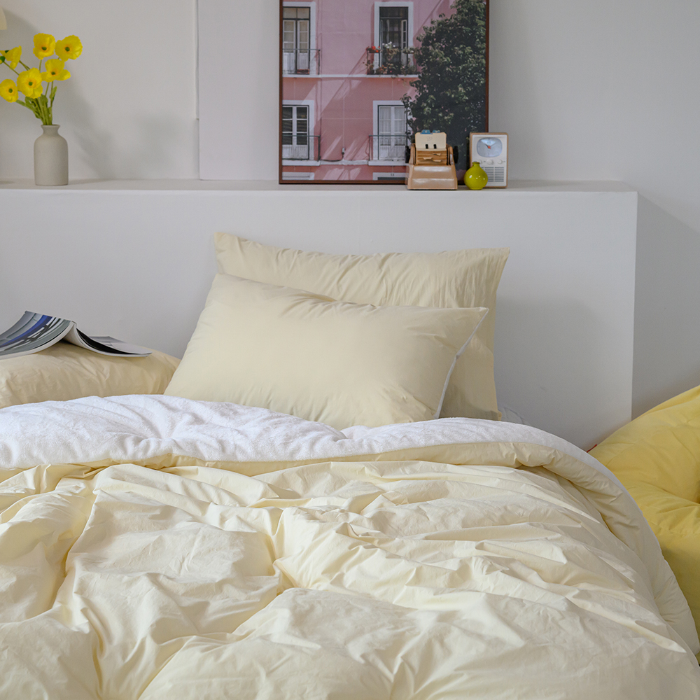 극세사 이불 겨울 두꺼운 호텔식 순면 양면 차렵이불 SS