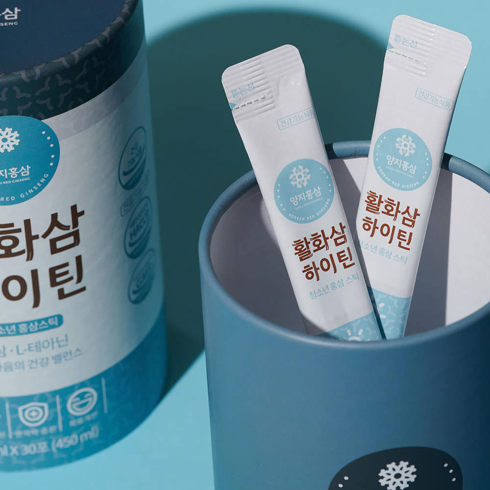 성장기 어린이홍삼 면역력증진 활화삼 하이틴 청소년 홍삼스틱영양제 양지홍삼 30개입, 1개 - 상세 이미지 2