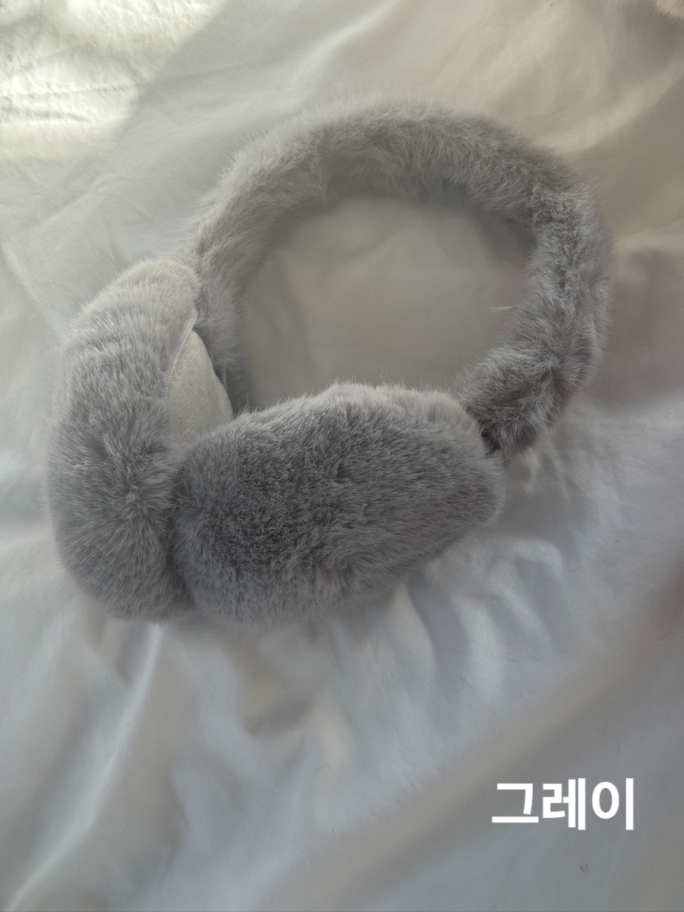 폴더블 에코퍼 귀마개 밍크 방한 귀도리 상세 이미지 21
