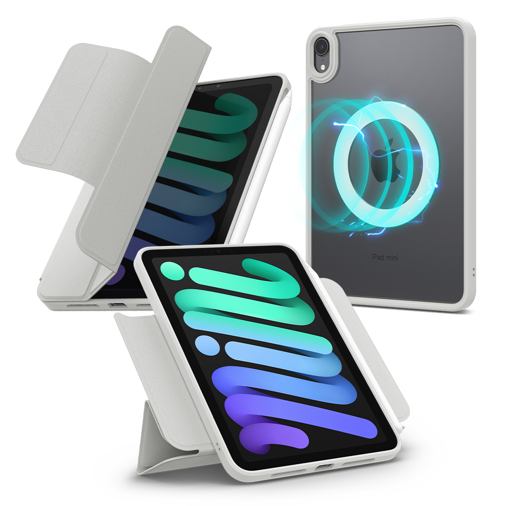 아이패드 미니7(A17 Pro) 미니6 커버 분리 세로 거치 케이스 에어스킨 프로 원탭