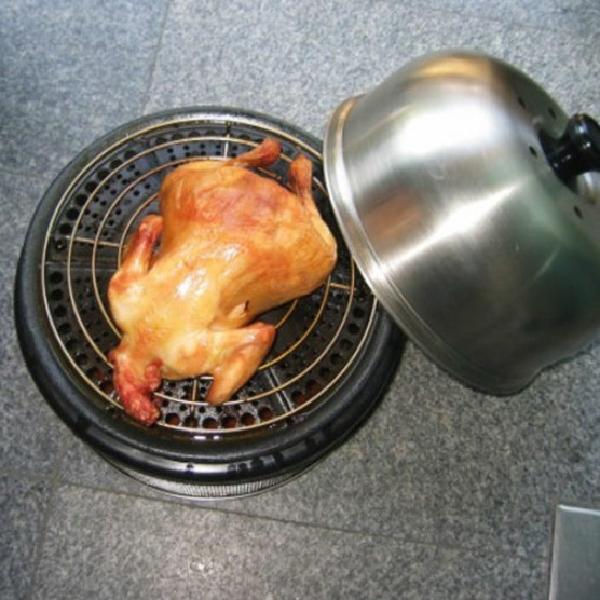 스텐그릴 휴대용 미니화덕 숯불화로 야외바베큐그릴