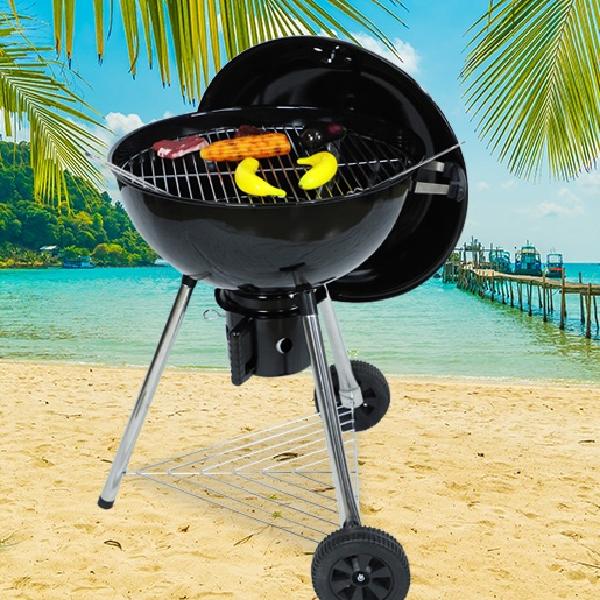 원형그릴 바베큐불판 숯불구이판 바베큐장비 60cm 세트 - 상세 이미지 4