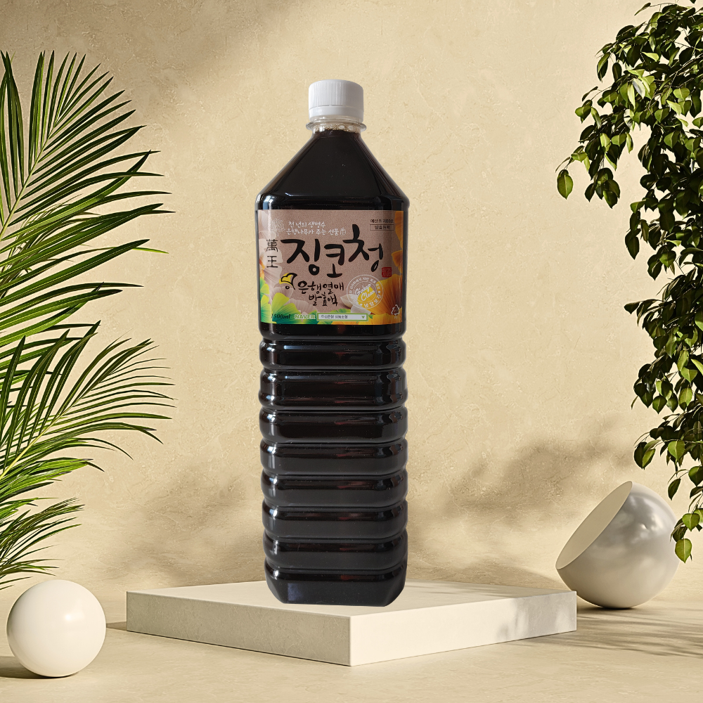 두성은행 발효효소 10년이상된 만왕징코청 1500ml - 상세 이미지 4