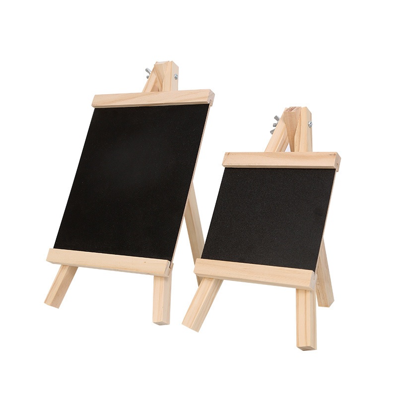 접이식 나무 보드판 칠판 입간판 미니 스탠드형 작은 소형 12x10cm - 상세 이미지 5
