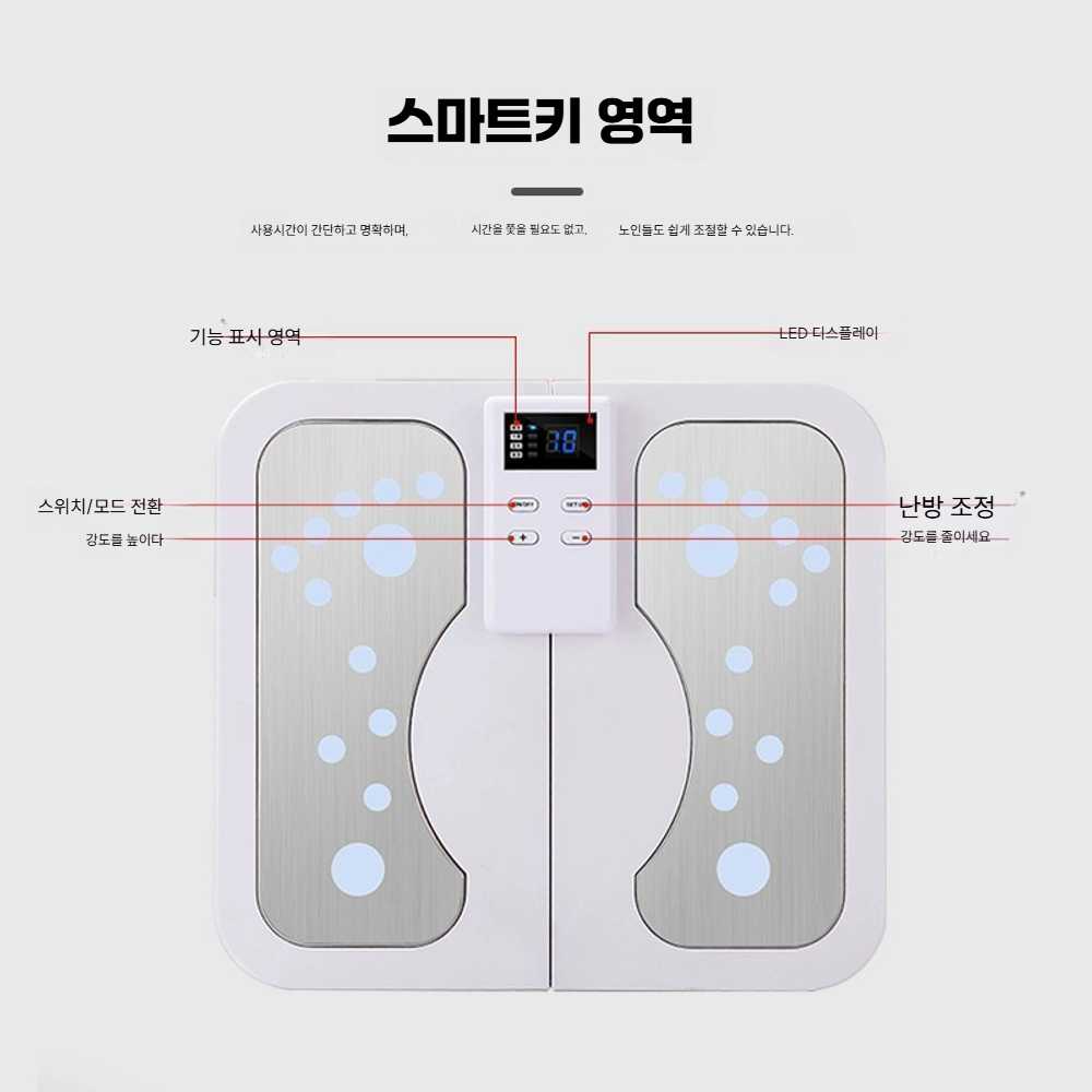 고스트캠프 발마사지기 테라P90 1개 메가미터 일반형 화이트 - 상세 이미지 2